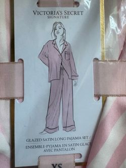VS Satin long sleeve pajama set