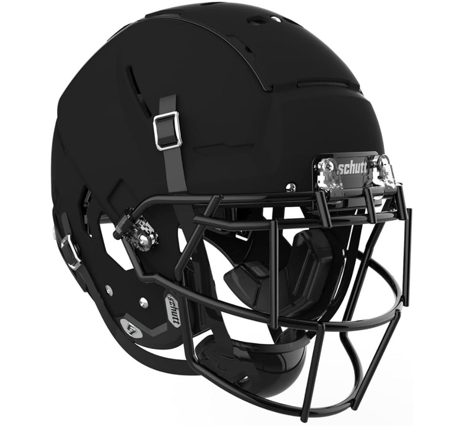 Schutt F7 Men’s Large Football Helmet + Schutt F7 EGOP lll NB Carbon Steel Facemask