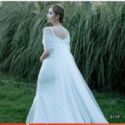 Wedding Veil Off The Shoulder 