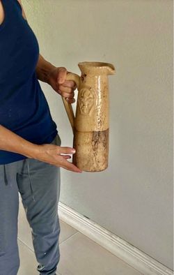 Handmade Ceramic Stoneware Pitcher Vase