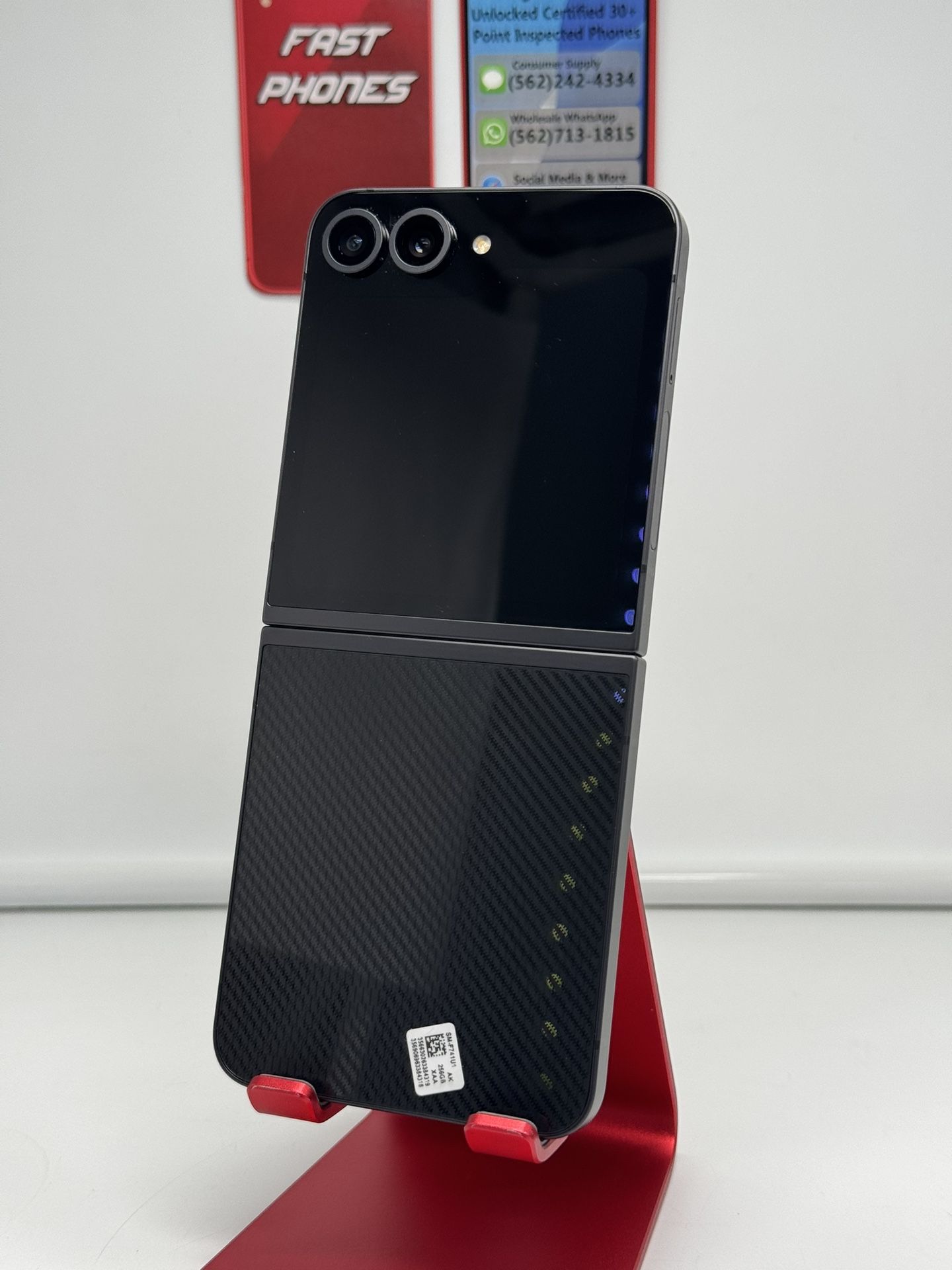 Samsung Galaxy Z FLIP6 256GB UNLOCKED CRAFTED BLACK 