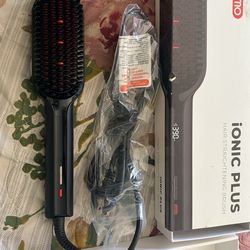 TYMO ionic plus hair straightening brush