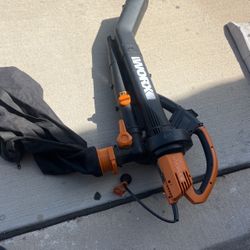 Worx Leaf Blower, Mulched