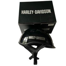 Harley-Davidson Half Helmet XL  BOOM! Audio used ONCE - Like NEW Condition