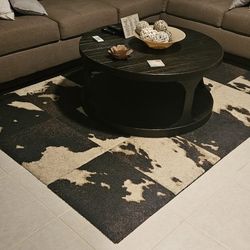 Dark Brown Coffee Table With Wheels 