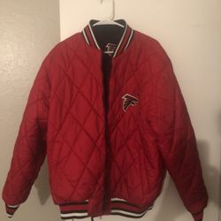 Vintage Atlanta Falcons Reebok Reversible Jacket - Large