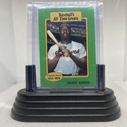 Hank Aaron 1987 Hygrade All Time Greats Baseball Card