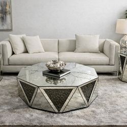 Mirrored Coffee Table Set – 3 Tables – Only $300 (Original Price $1,500+)