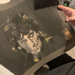 Rolling Stones’s Ronnie Wood “Take Care” Self Portrait signed art. Number 22/155 With cert of Authenticity and Autograph   Serious offers only and be 