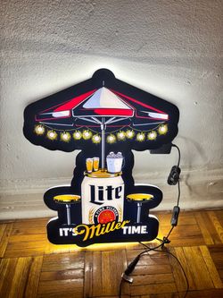 Miller Lite sign