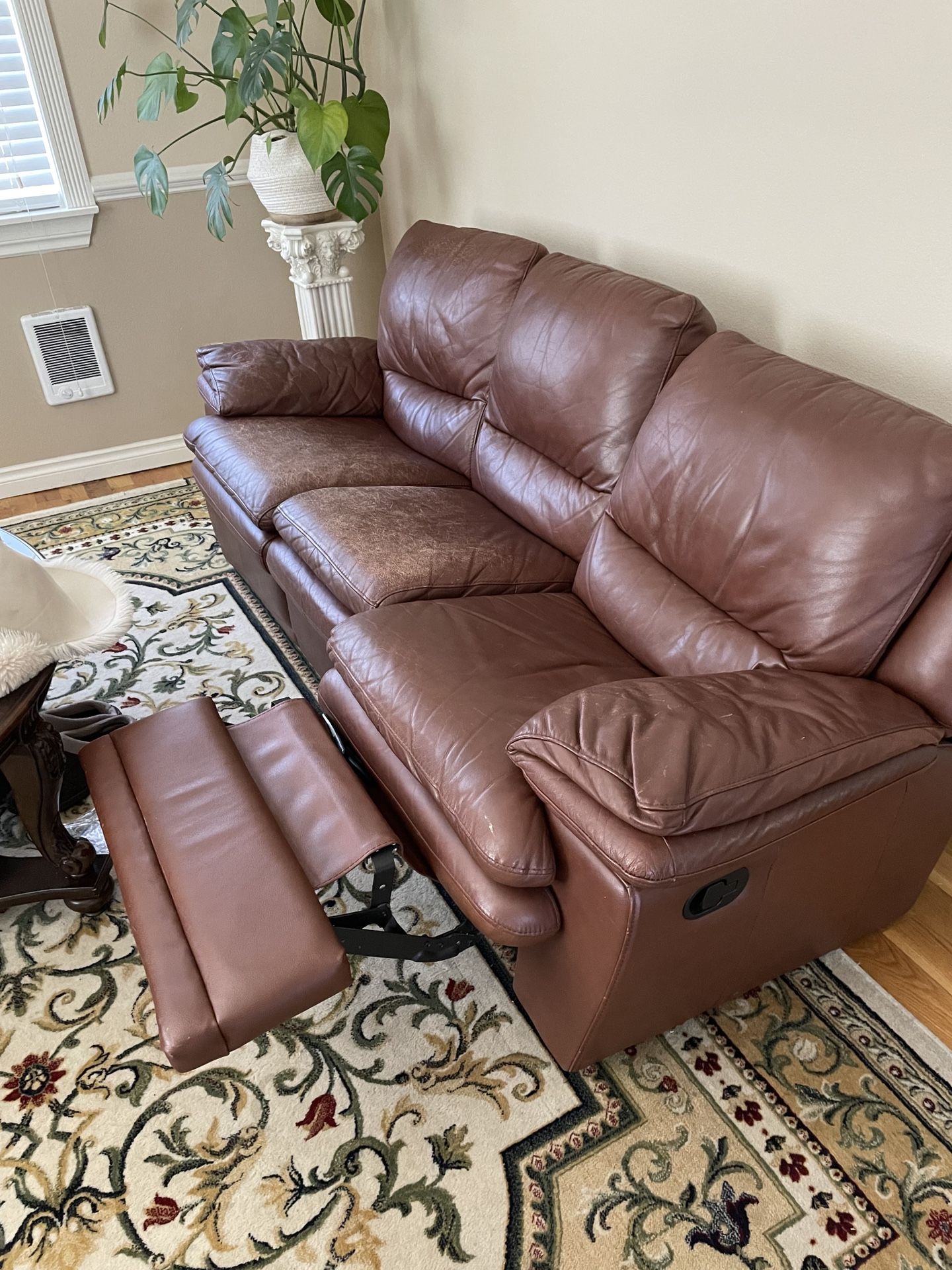 2 Leather couches FREE