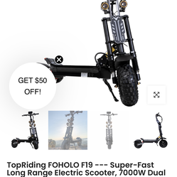E bike scooter for a low price