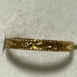 25% PRICE REDUCTION!!! Birthday Holiday Vintage Antique 10 karat yellow gold baby ring