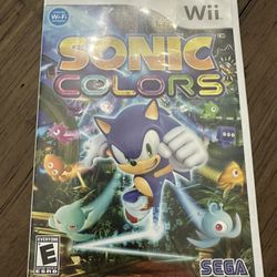 Sonic Colors Wii Game
