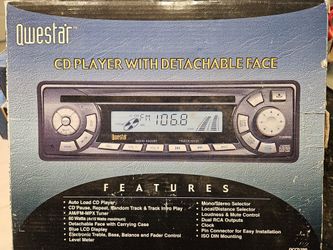 AM/FM CD Player W/ Detachable Face