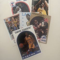 7 Magic Johnson Cards 