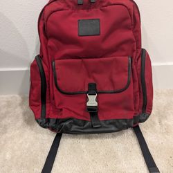 Coach Voyager Bag (RARE RED COLOR) Vintage Backpack F70574