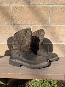 Wolverine steel toe cowboy boots