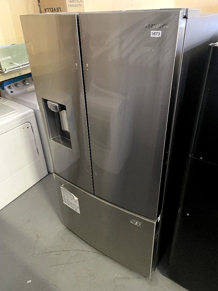 SAMSUNG 36” FRENCH DOOR REFRIGERATOR STAINLESS STEEL $750