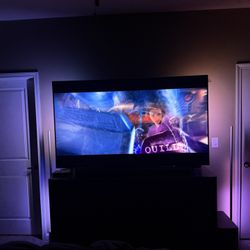 Sony Bravia 75 TV With Govee AI Sync Box 2 Pre Installed 2 Govee Light Stands Bundle