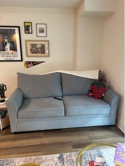 Grey 74" Sofa