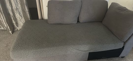 Grey chaise Lounge Sofa