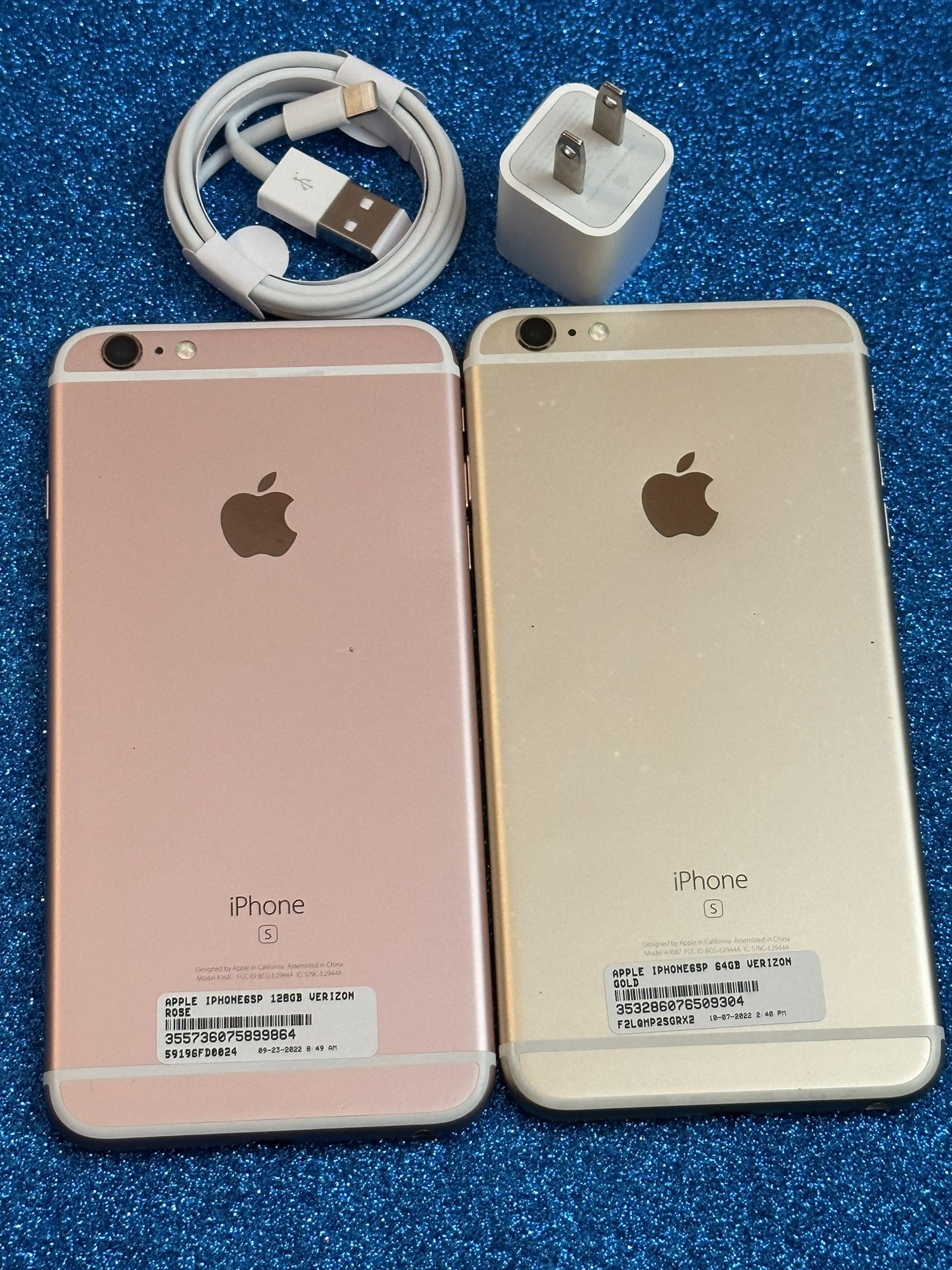IPhone 6s Plus (64gb) Gold And Rosegold, Excellent Condition 