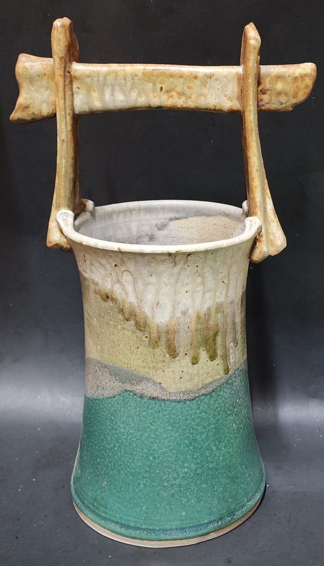 Wellman & Welsch Pottery 1998 Vase 14.5" H