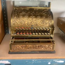 Antique Brass National, Cash Register