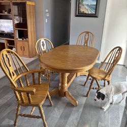 Oak dinning Table 