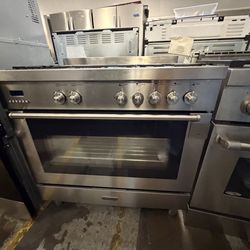Dual fuel 36” gas range 2025