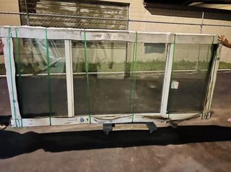 PGT Aluminum Hurricane Impact Horizontal Sliding Window 110x49