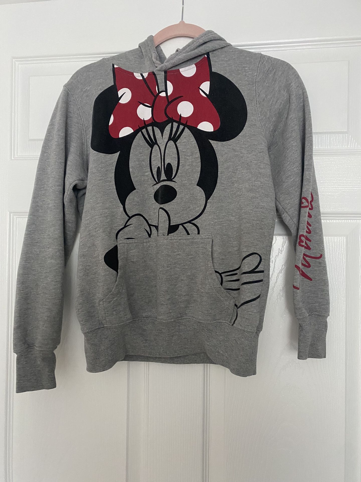 Minnie Mouse Disney Hoodie Sweatshirt Size Small