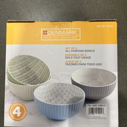 NWT Denmark all purpose big bowls set of 4