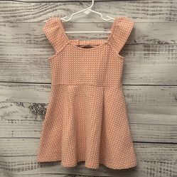 Janie and Jack Peach colored girls Dress size 4