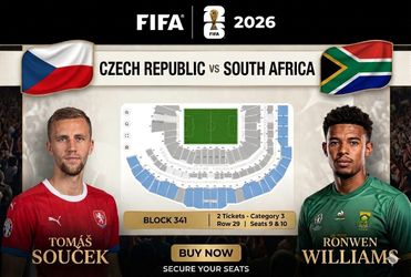 2x FIFA World Cup 2026 Tickets -Czechia vs South Africa -Cat 3 Block 341 Atlanta