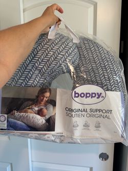 Boppy pillow with cover