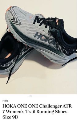 Hoka Challenger ATR 7 Women's Trail Running Shoes Size 9D