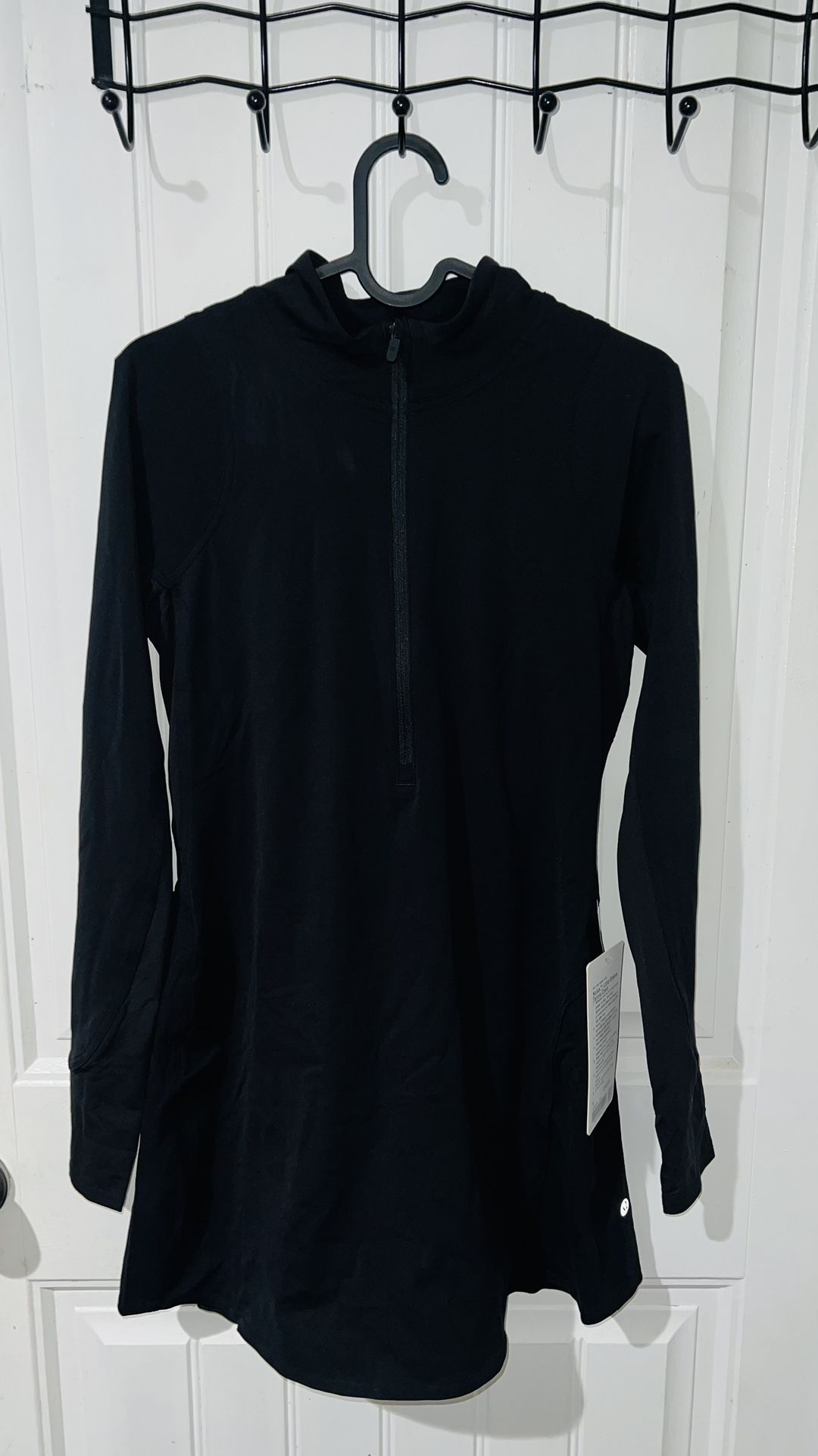 nulux long sleeve tennis dress Golf OOTD NuLux long sleeve tennis dress in black size 8. The shorts are  long but I pulled them up. You can keep them long too, it doesn't look too  funky. Also,