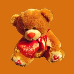 Best Made Toys Plush Teddy Bear Holding A Heart Kiss Me 