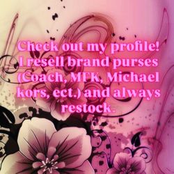 ☆ Brand Purses On My Profile ⬇️👛👜