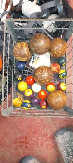 Vintage Pool And Botchy Balls