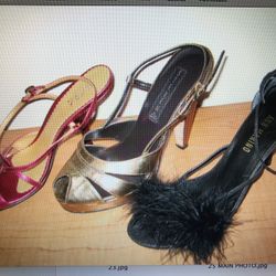 women’s Heels Sandals $15 each 