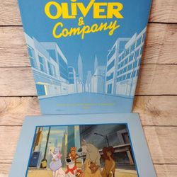 Disney Lithograph Picture OLIVER & COMPANY 1996 Commemorative Exclusive Edition