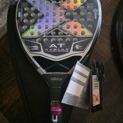 NOX AT Genius Luxury Series 18k .  Brand New Never Used Padel' Racquet.