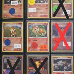 Pokemon Cards Vintage/Mid Era cards ranging from $1 to $9 each (1)