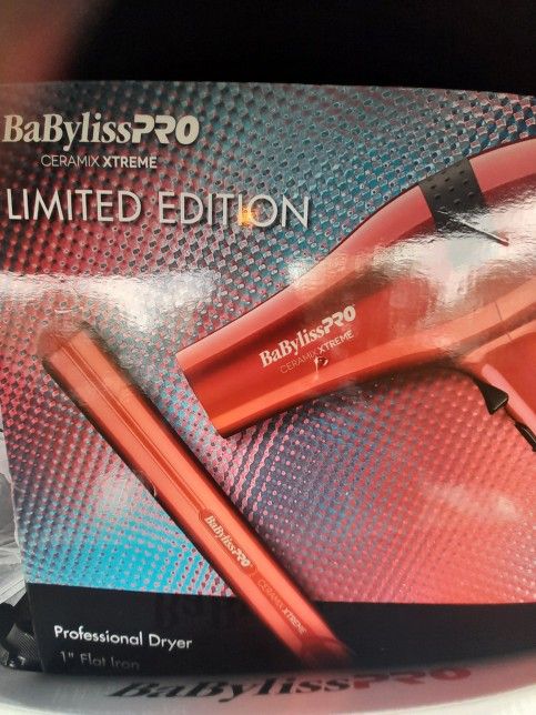 Babyliss Flat Iron and Blow Dryer