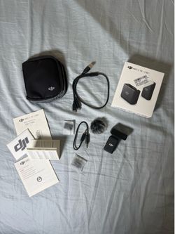DJI Mic 1 Wireless Lavalier Mic 1TX+1RX - Open Box Never Used - Full Kit