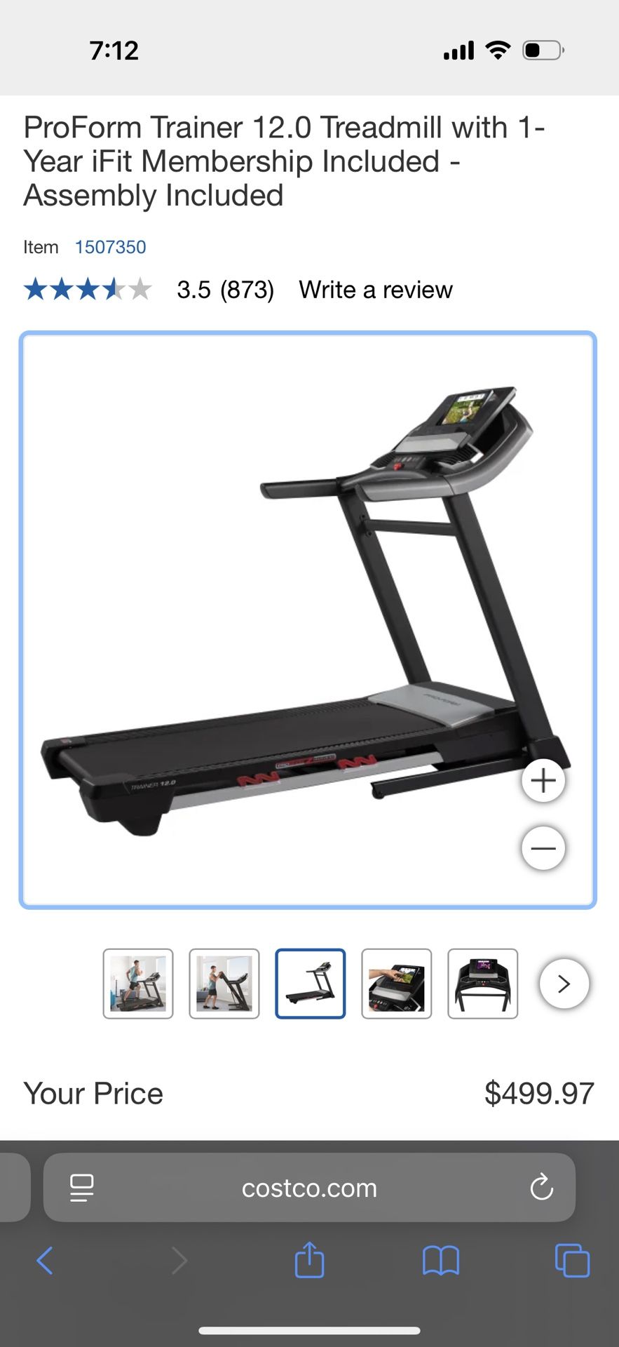 ProForm Trainer 12.0 Treadmill