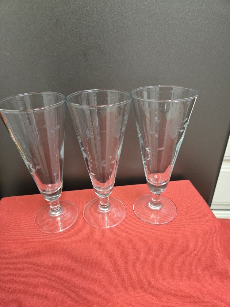 (3) Copas Sorbet De Princess House 